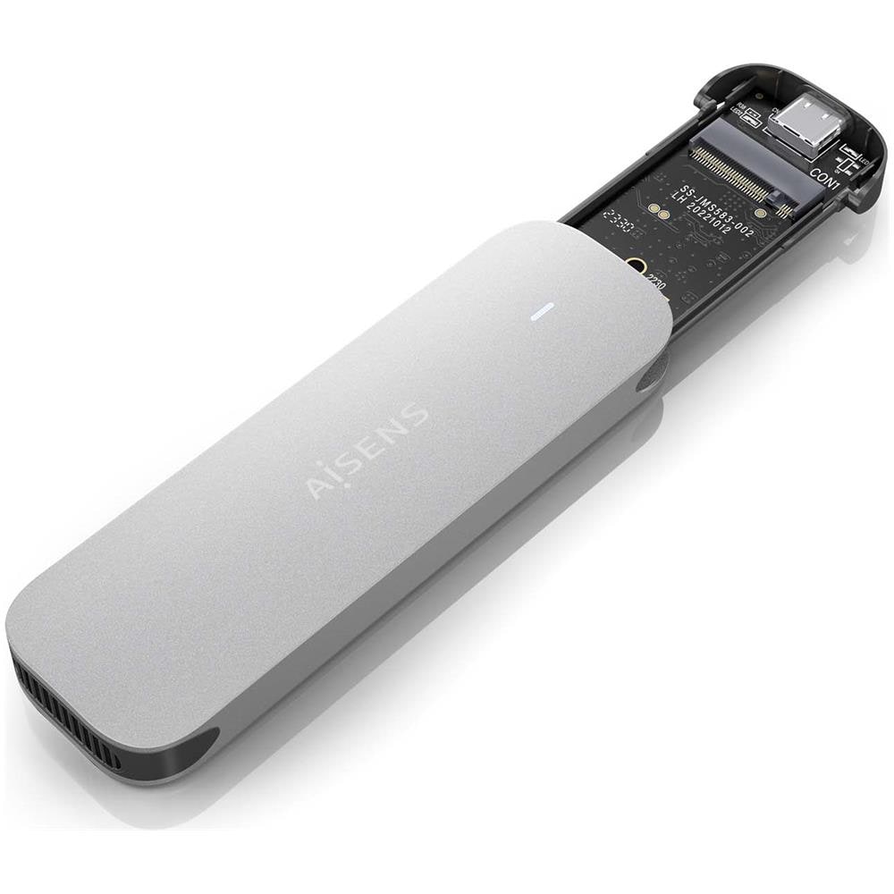 ASM2-025SL contenitore di unità di archiviazione Box esterno SSD Argento M. 2 - Foto 2