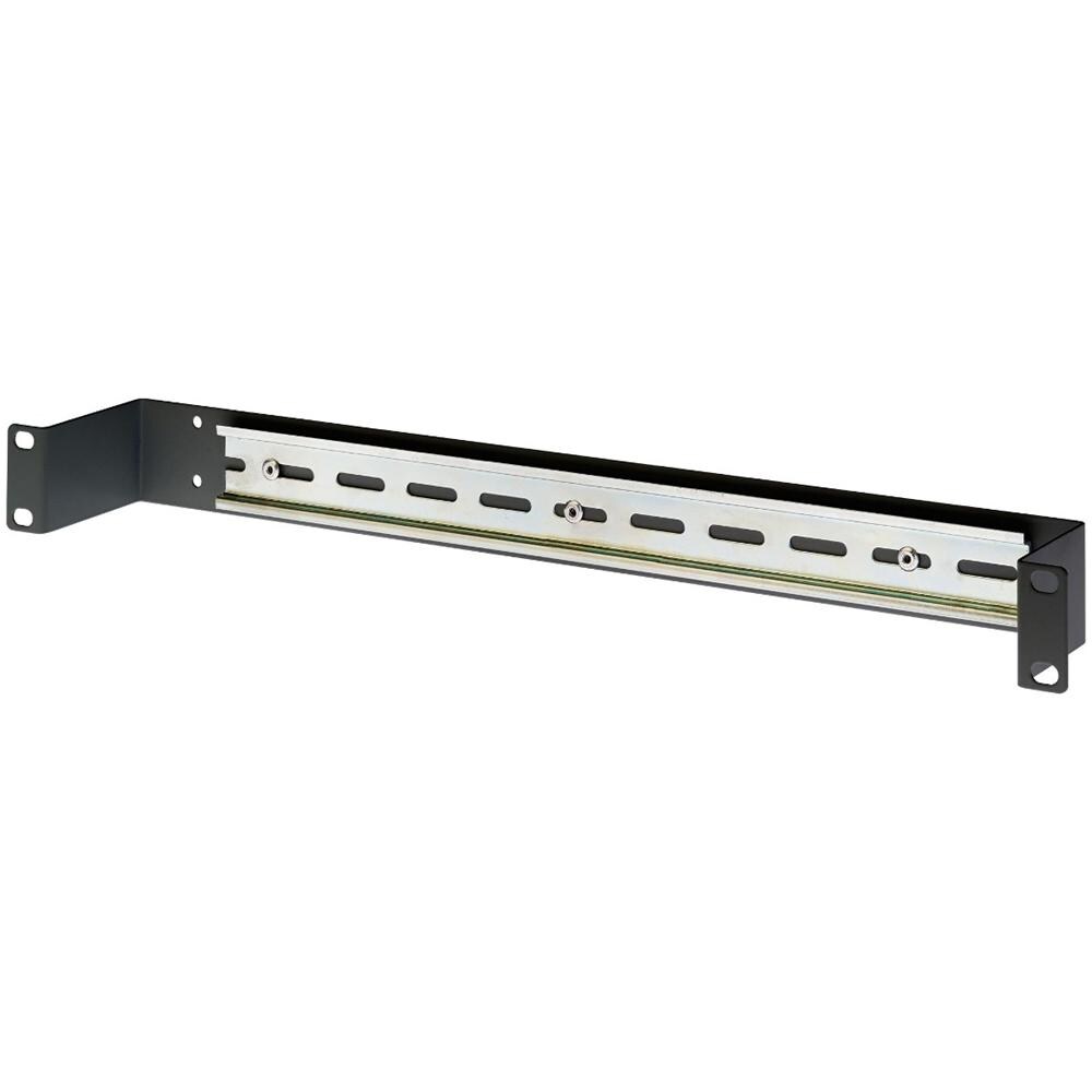 I-CASE DIN-1BK - Contenitore Guida DIN 1U per Armadi 19'' Nero - Foto 1