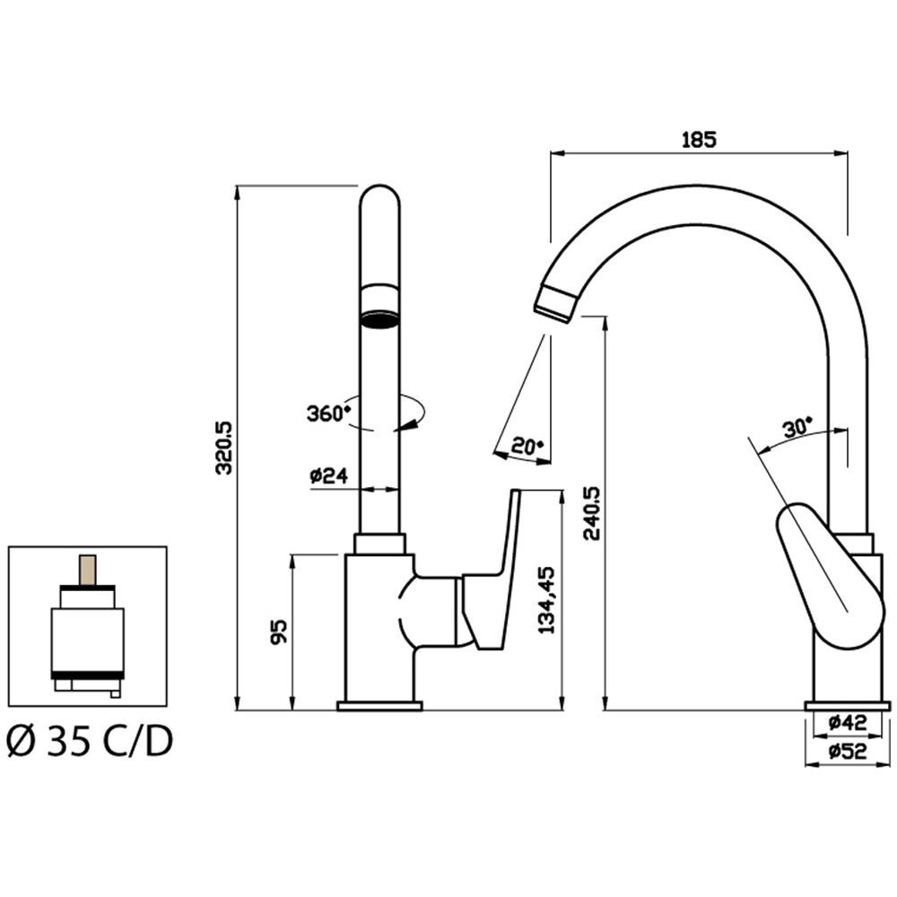 Cartuccia Epson T422 Ciano Compatibile No Oem - Foto 2