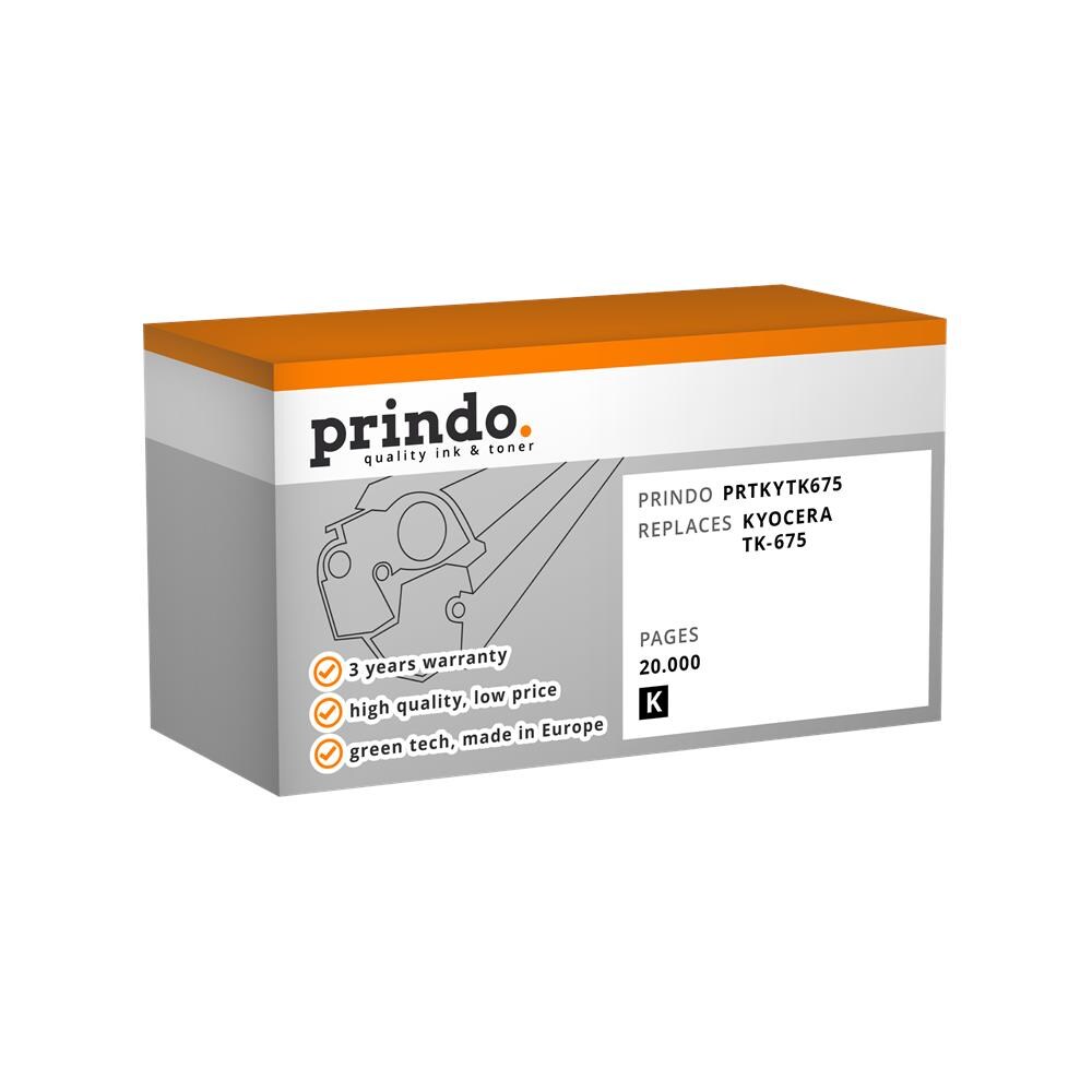 Toner Nero Prtkytk675 Wwk21389 ~20000 Pagine Alternativa Per Kyocera Tk-675 (1t02h00eu0)  - Foto 1