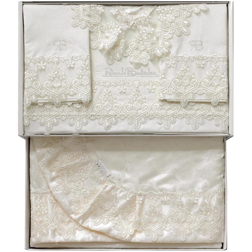 Set Cama Renato Balestra Noemi | Copriletto + Federe Per Matrimonio - Design Leggero E Elegante - Foto 7