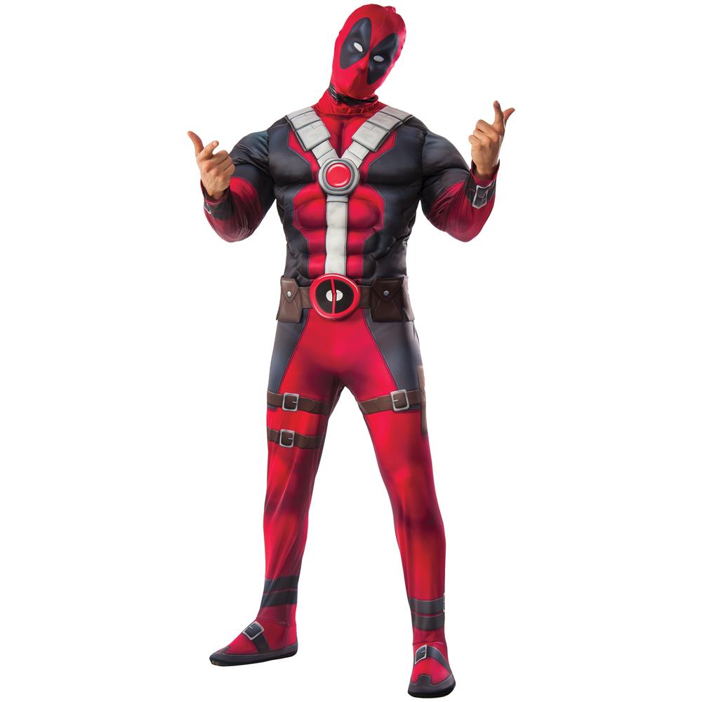 Travestimento Lusso Deadpool 2 Per Adulto - Taglia: M / L - Foto 1