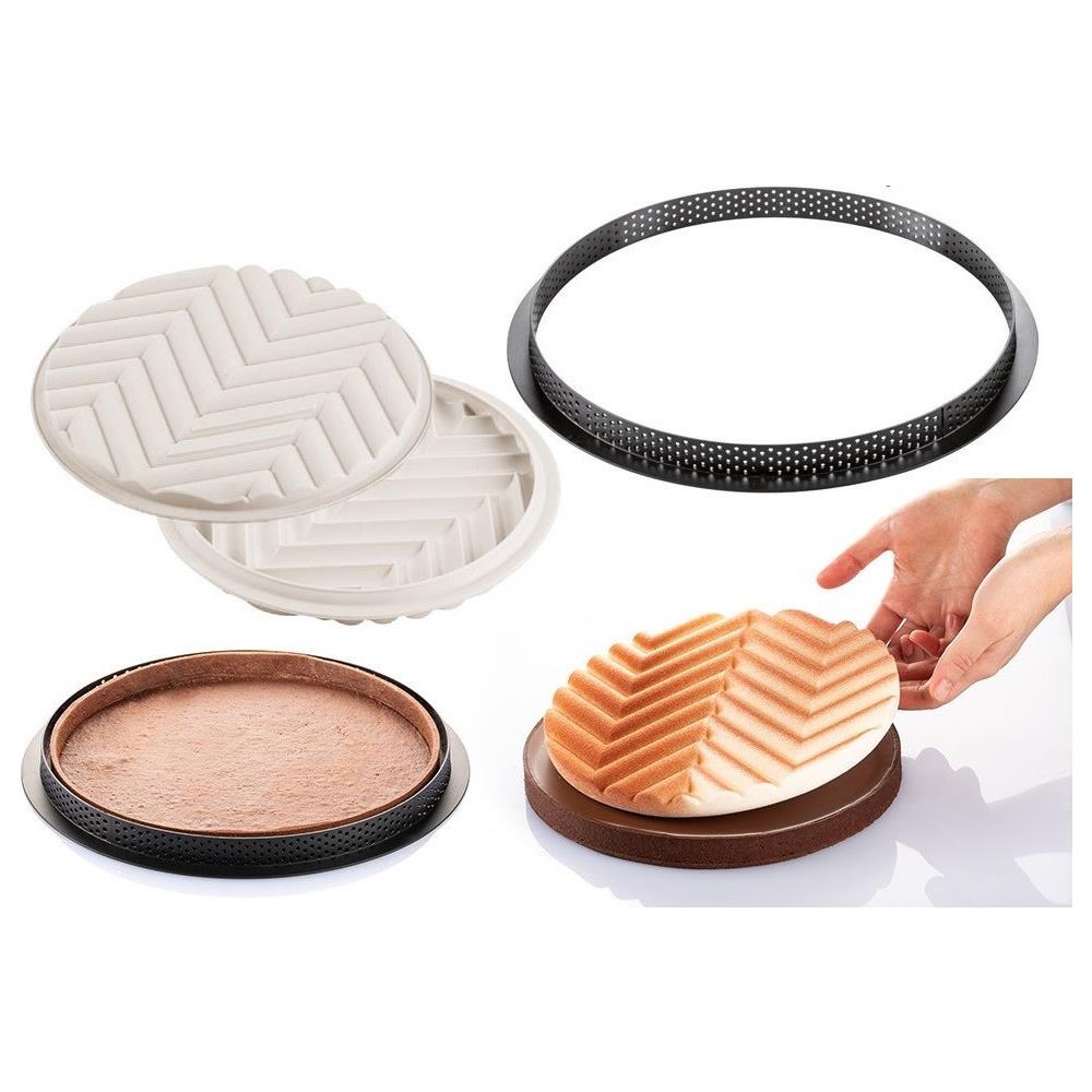 Kit Tarte Grafique Forma Per Crostata Cm 25 Qualità Professionale - Foto 6