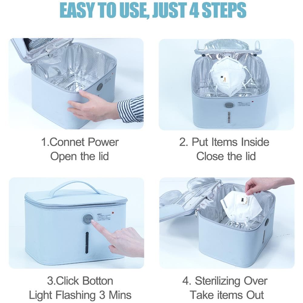 Sterilizzatore Uv Scatola Borsa Sterilizzazione Per Mascherine Cellulari - Foto 4