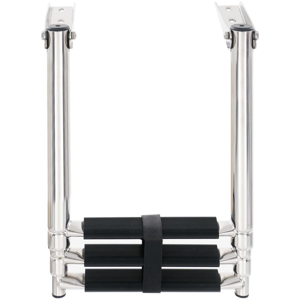 Scaletta Di Imbarco Pieghevole A 3 Gradini In Acciaio Inox - Foto 2