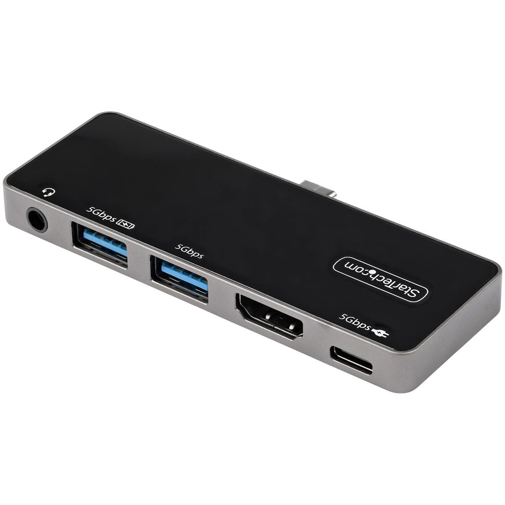 Mini Docking Station da Viaggio Universale 4K 1x HDMI / 1x USB-C 3.2 Nero / Argento con Power Delivery 100 W - Foto 1