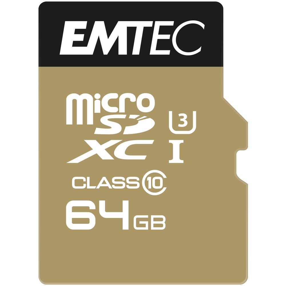 microSDXC 64GB Class10 Speedin, MicroSDXC, Nero, Marrone, Class 10 - Foto 2