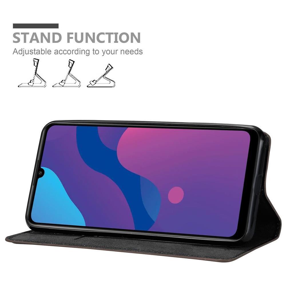 Cadorabo Custodia Compatibile Con Honor Play 9a In Bruno Caffè - Coperchio Protettiva Con Chiusura Magnetica, Funzione Stand E Tasca Per Le Carte - Foto 2