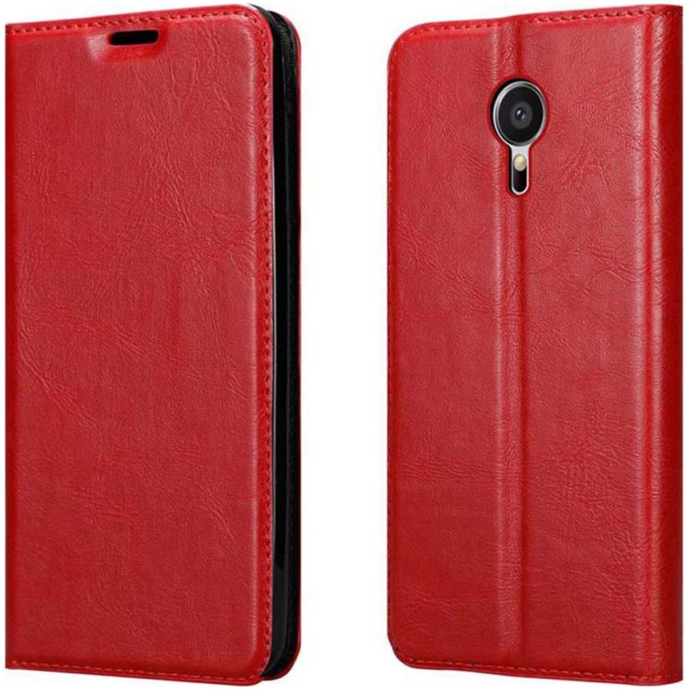 Cadorabo Custodia Compatibile Con Meizu Mx5 In Rosso Mela - Coperchio Protettiva Con Chiusura Magnetica, Funzione Stand E Tasca Per Le Carte - Foto 8