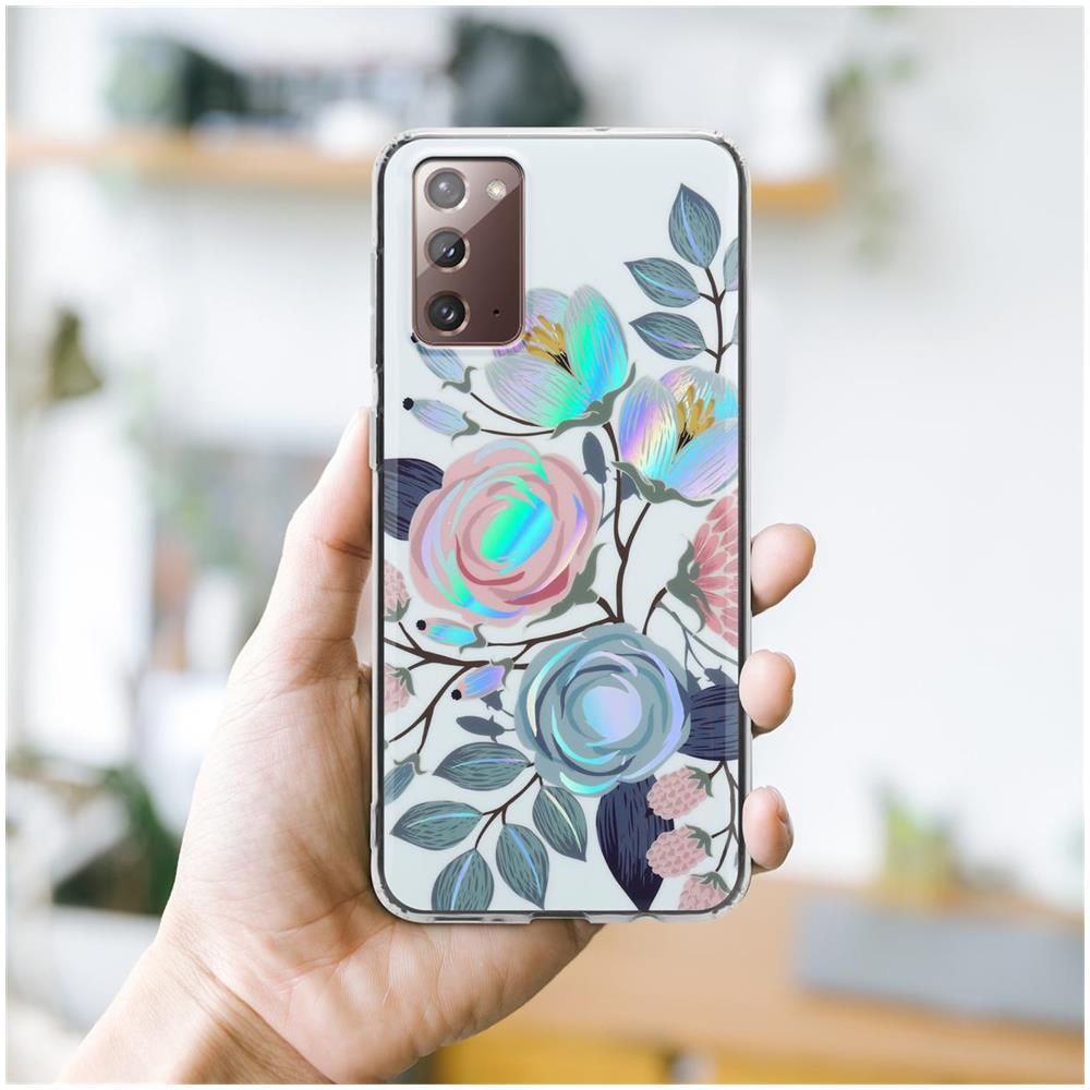 Custodia Compatibile Con Samsung Galaxy Note 20 Con Peonie Fiori - Coperchio Protettivo In Silicone Tpu Con Motivo Floreale - Foto 7