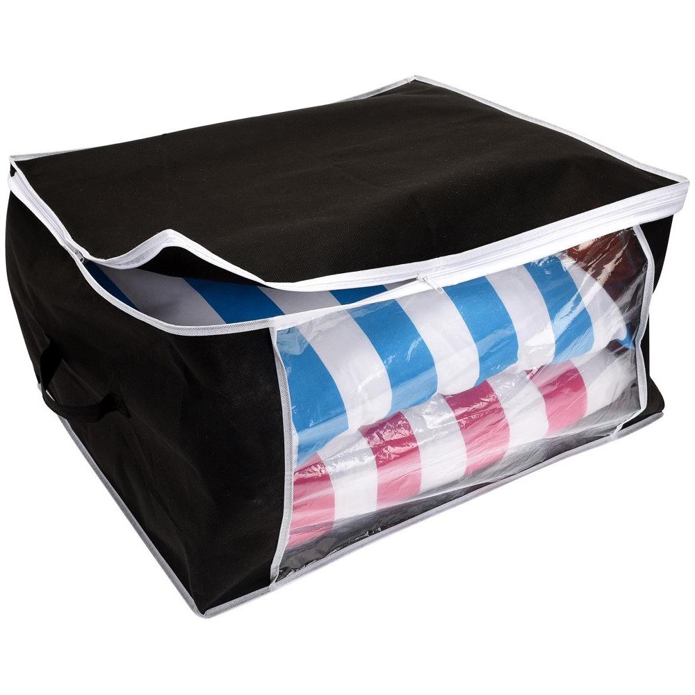 Foglio Di Copertura, Vestiti, 60 X 45 X 30 - Nero - Foto 1