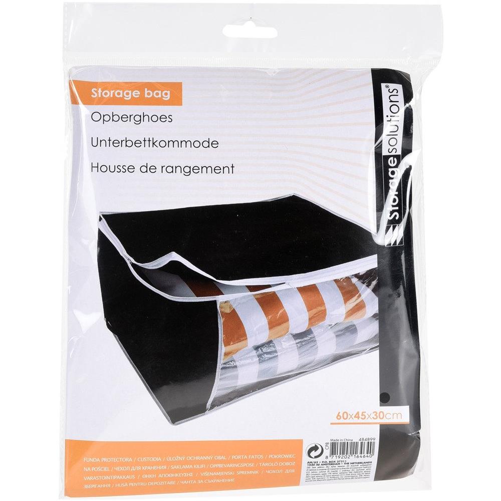 Foglio Di Copertura, Vestiti, 60 X 45 X 30 - Nero - Foto 2