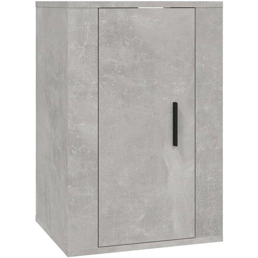 Mobile Porta Tv A Parete Grigio Cemento 40x34,5x60 Cm - Foto 2