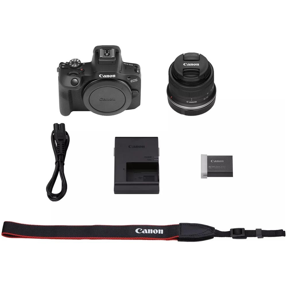 Fotocamera EOSR100+RFS18 con Display LCD 24,1 MP 4K Ultra HD CMOS Lunghezza Focale 18 - 45 mm Wi Fi/ Bluetooth  - Foto 10