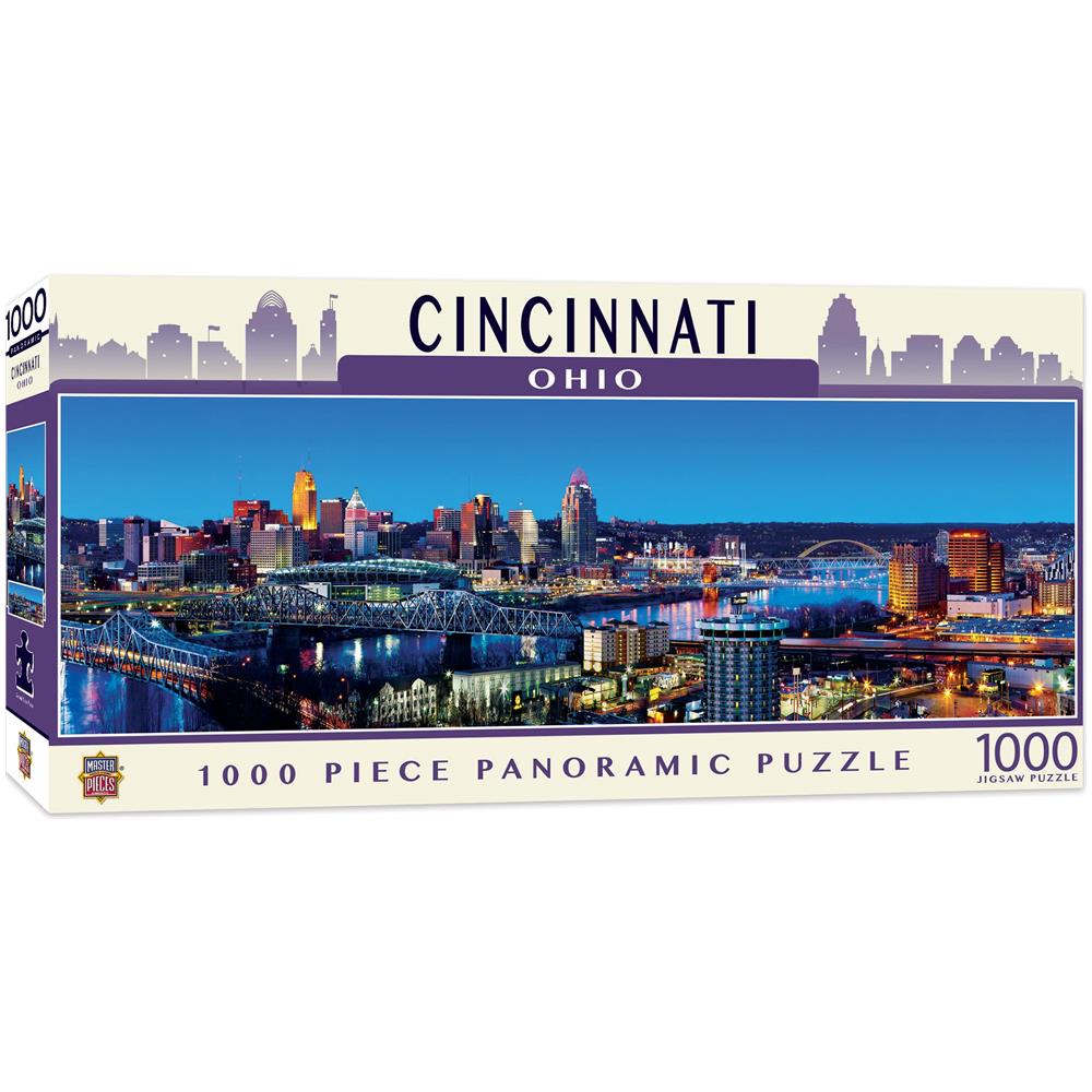 Puzzle Da 1000 Pezzi Per Adulti, Famiglia O Bambini - Cincinnati Panoramica - 13x39 - Foto 1