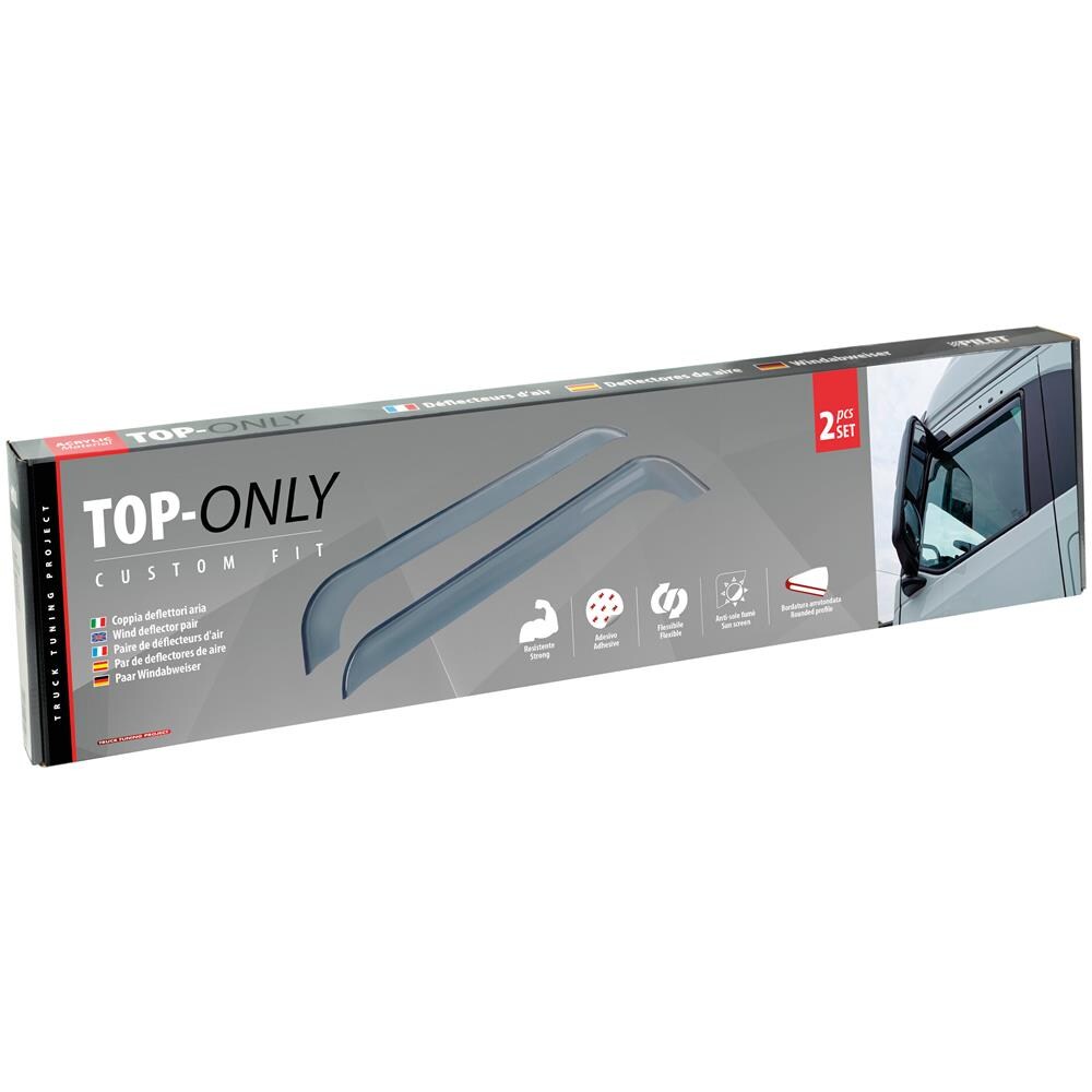 Top-only, Deflettori Aria Su Misura, In Acrilico - Compatibile Per Iveco S-way (10/19>) - Foto 2