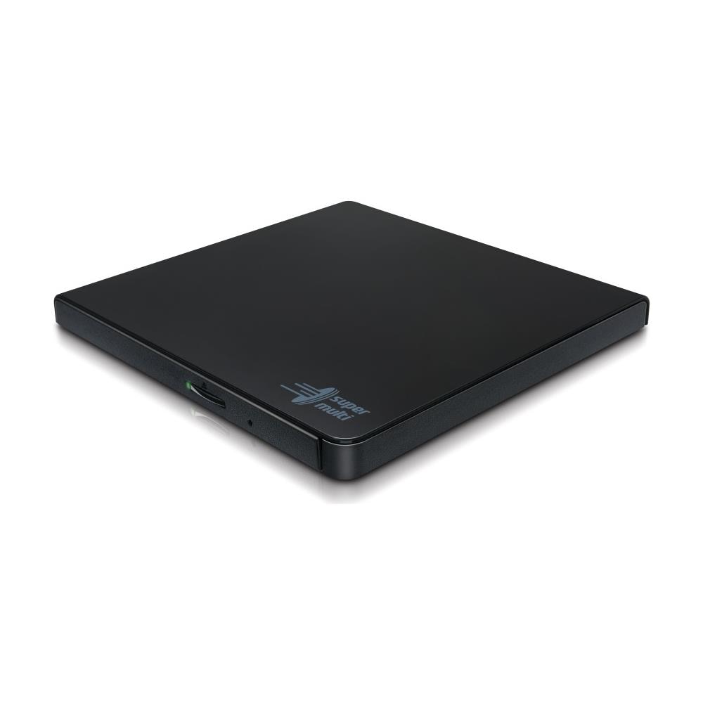 Slim Portable DVD-Writer Lettore Di Disco Ottico DVD±RW Nero - Foto 1