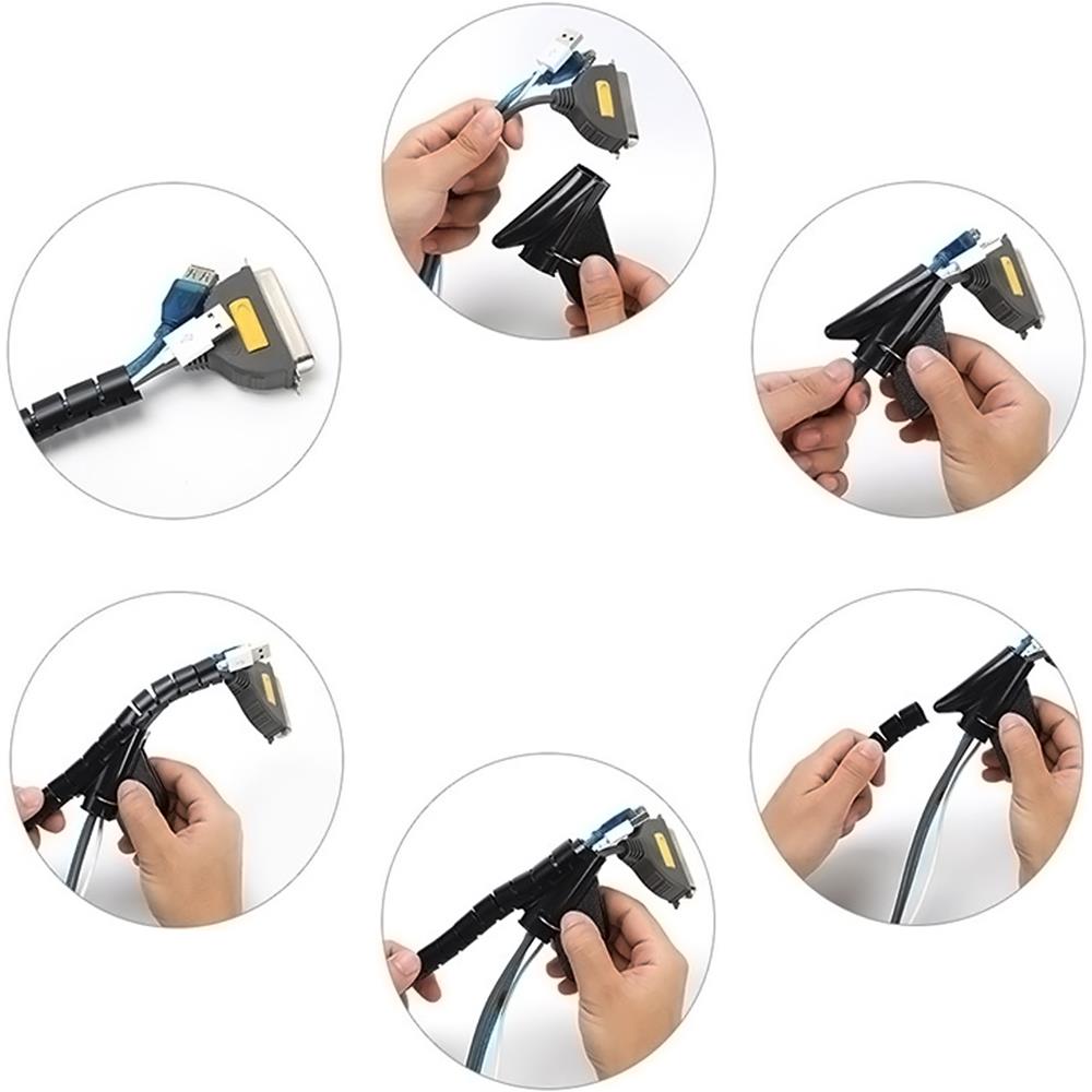 A151-0605 guaina per cavo Nero - Foto 4