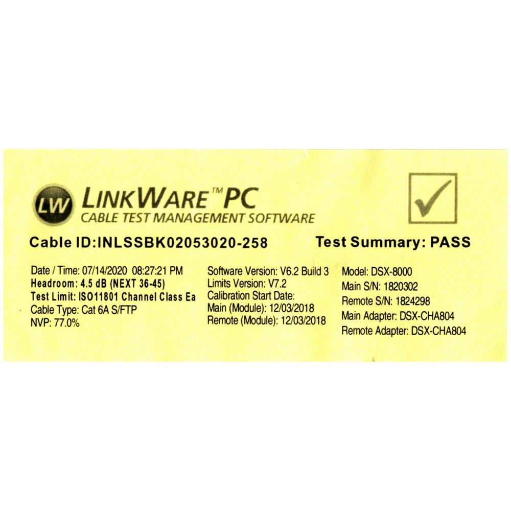 Cavo Patch Lan, Cat. 6A, S /FTP, TPE flessibile, bianco, 50m - Foto 2