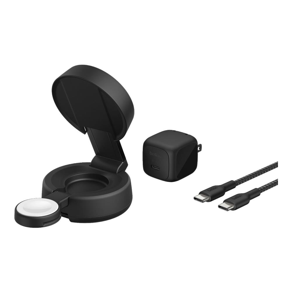 Caricabatterie Wireless 2 in 1 BoostCharge Pro Qi2 25W - Grigio - Foto 2
