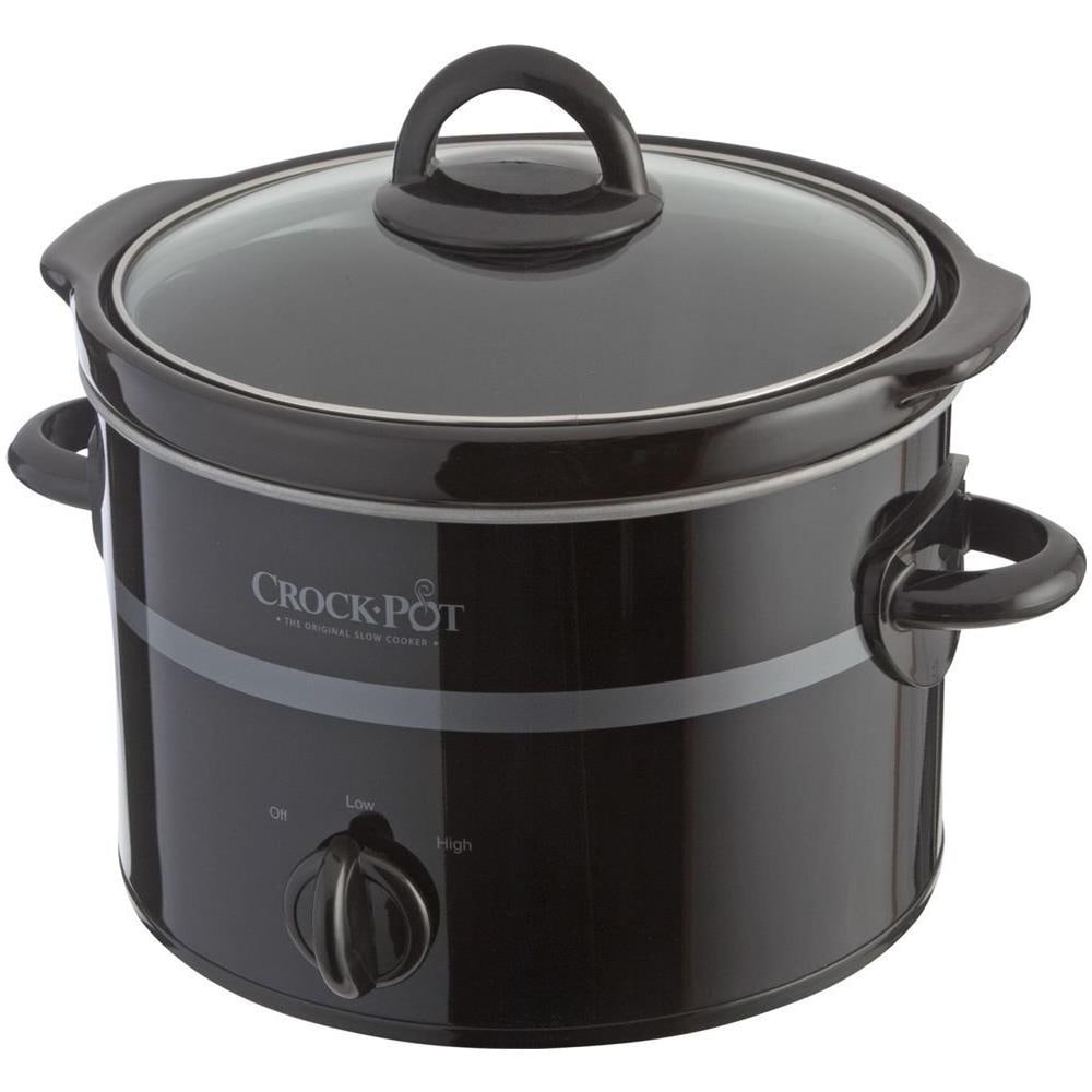 Slow Cooker- Pentola Elettrica Capacità 2.4 Litri Colore Nero - Foto 1