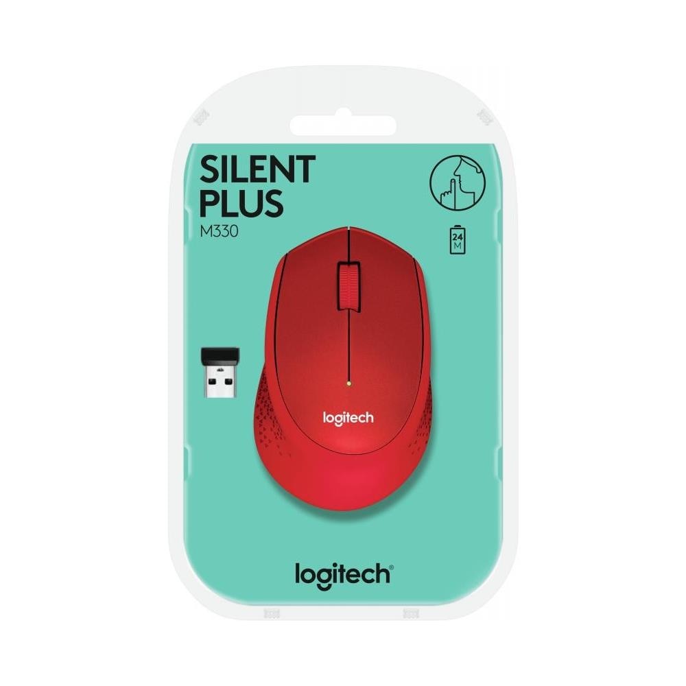 Mouse M330 Meccanico 3 Tasti 1000 DPI Colore Rosso - Foto 6