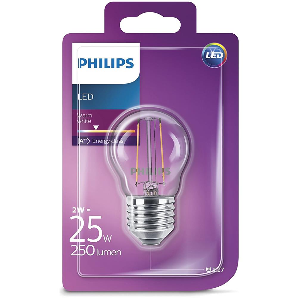 Lampadina Led Filament Classic 25W Sfera Attacco E27 Ww Cl Non Dimmerabile 1Bc / 4 - Foto 2