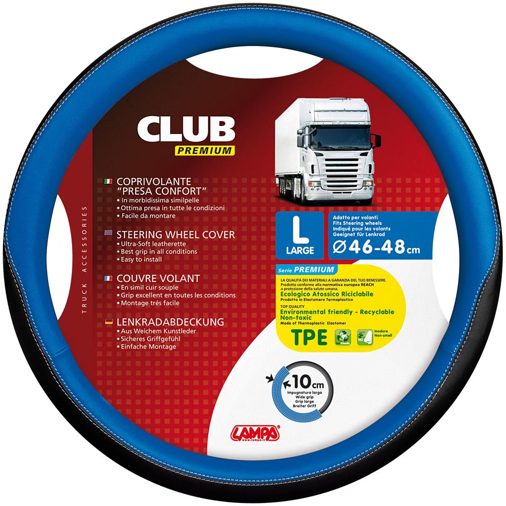 Coprivolante Club Premium Nero+blu L 46-48 Cm - Foto 4