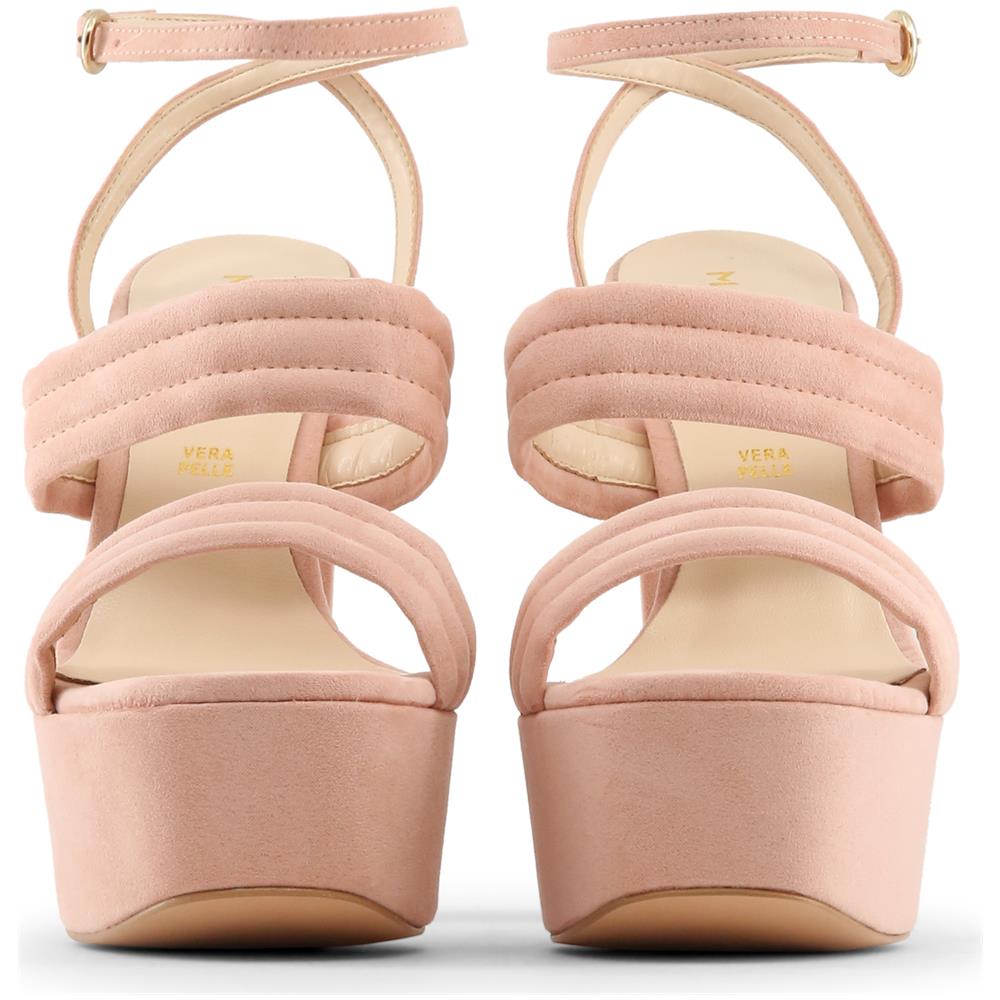 Sandali Made In Italia Donna Colore Rosa Fedora nude Taglia 40 - Foto 3
