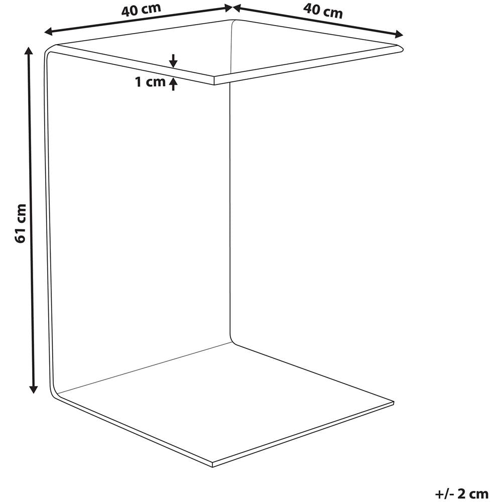 Tavolino Da Divano In Vetro Lourdes - Foto 2