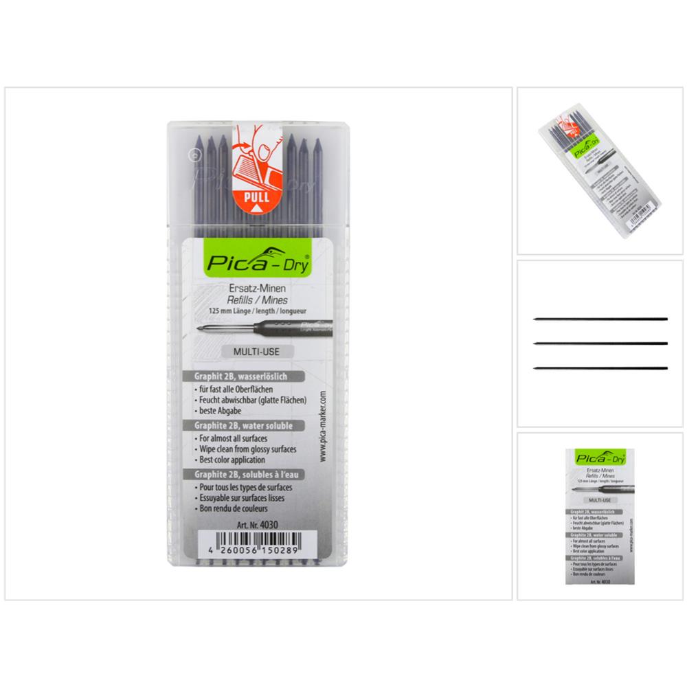 Secco - Di Ricambio Tipo Lavabile Base Con Acqua Grafite Mm Diametro 2.8, 125 Mio, Confezione Da 10 - Foto 3