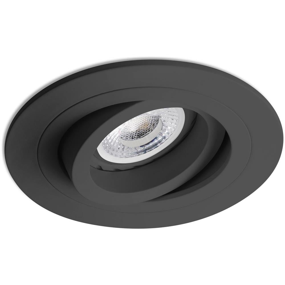 Downlight Da Incasso Nero Inclinabile Gu10 - Foto 4