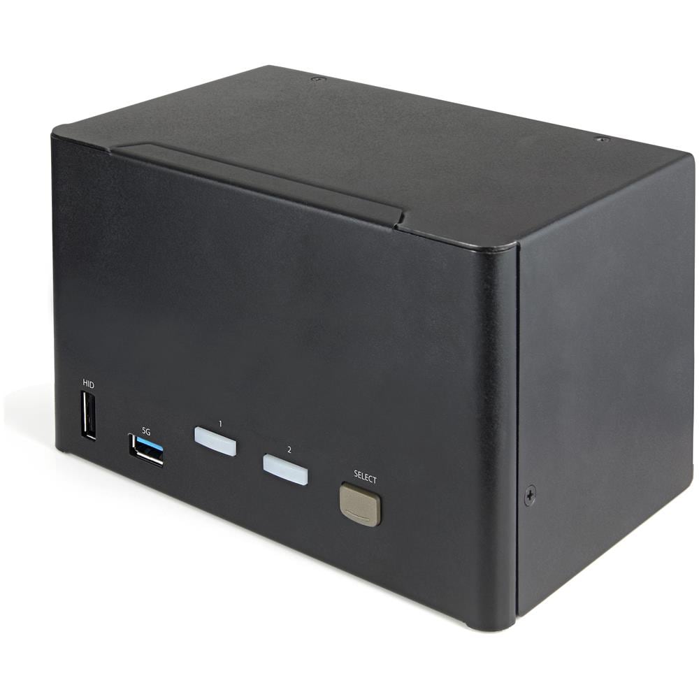 Switch KVM a 2 Porte e 4 Monitor con Hub USB-A 3.0 / DisplayPort - Foto 1