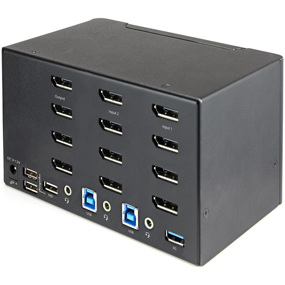 Switch KVM a 2 Porte e 4 Monitor con Hub USB-A 3.0 / DisplayPort - Foto 2