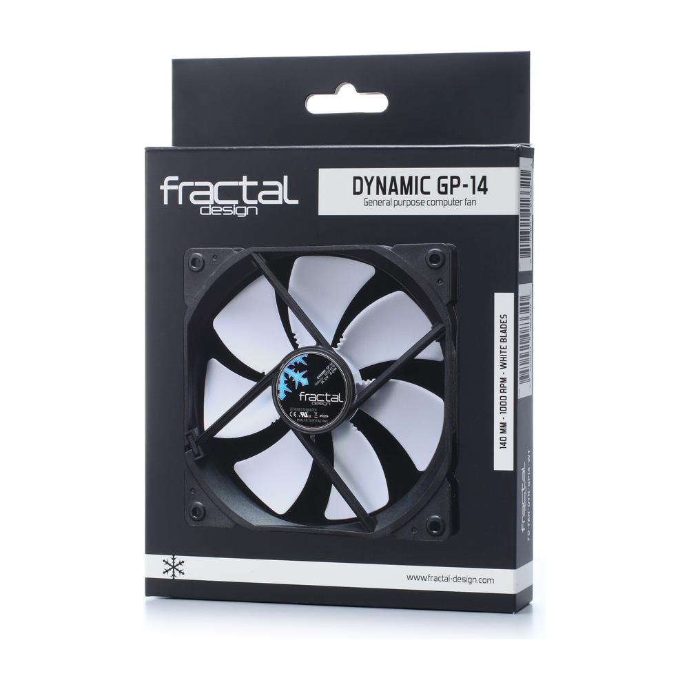 FD-FAN-DYN-GP14-WT, Computer case, Ventilatore, Nero, Bianco - Foto 1