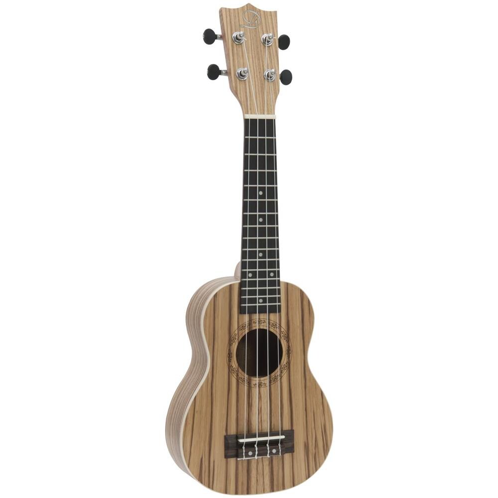 Ukulele Soprano, Colore Legno Zebrato, Ponte Palissandro, Uk-400 - Foto 1