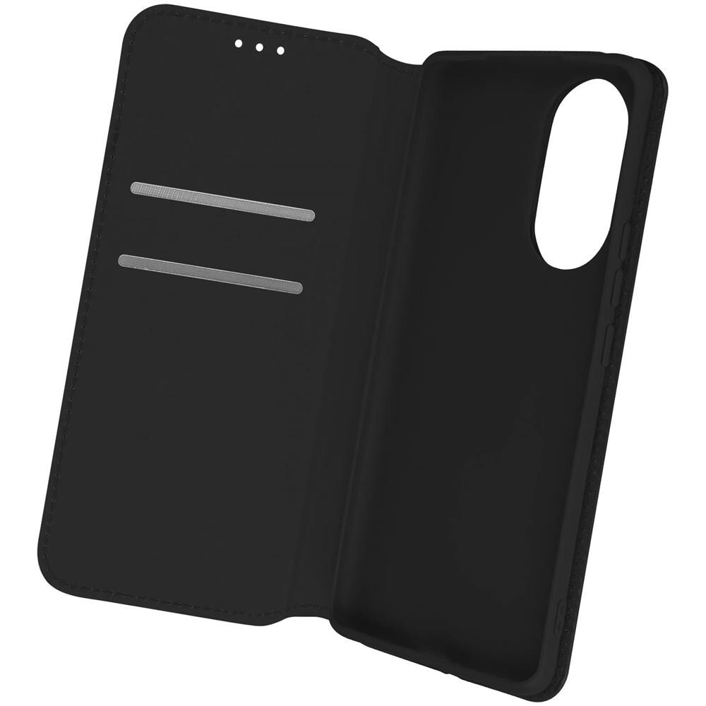 Custodia Huawei Nova 9 E Honor 50 Portafoglio Funzione Supporto Video Nera - Foto 1