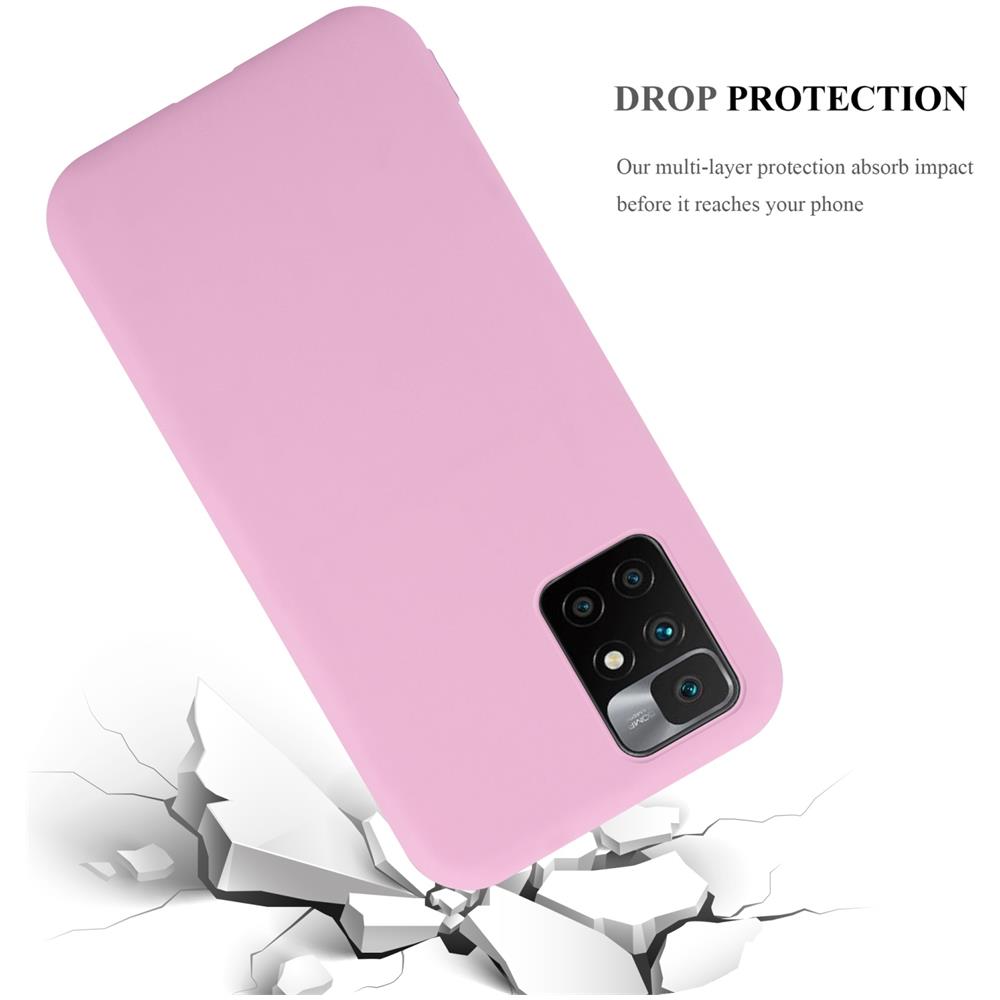 Custodia Compatibile Con Xiaomi Redmi 10 / Redmi Note 11 4g In Candy Rosa - Coperchio Protettivo In Silicone Tpu Flessibile - Foto 8