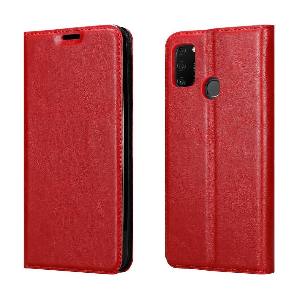 Cadorabo Custodia Compatibile Con Honor Play 9a In Rosso Mela - Coperchio Protettiva Con Chiusura Magnetica, Funzione Stand E Tasca Per Le Carte - Foto 8