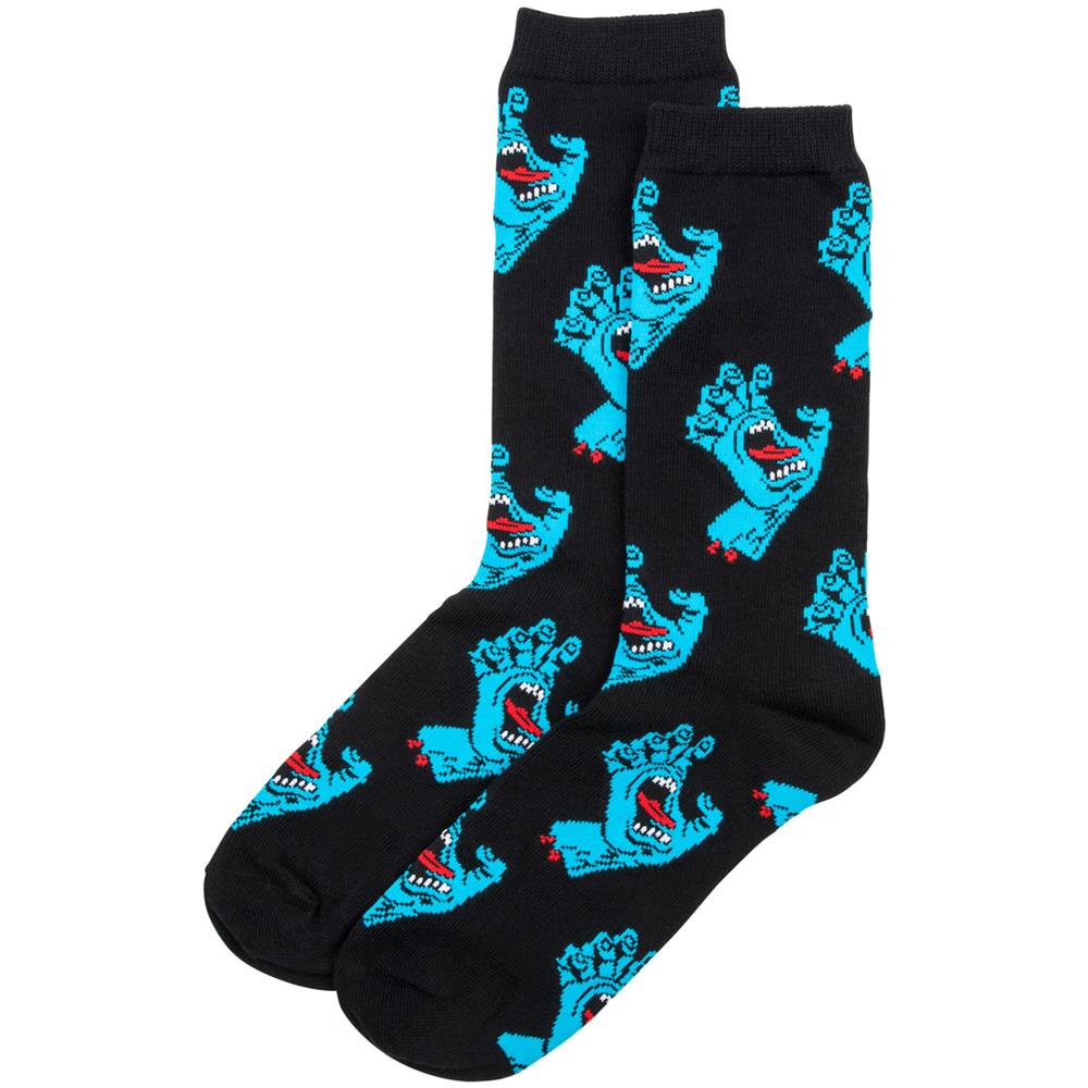 Men's Socks Multi Hand White /black Pack Of 2 - Os - Foto 1