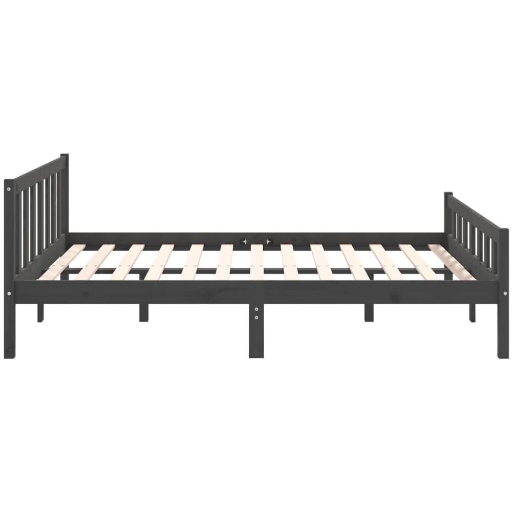 Giroletto Grigio In Legno Massello 140x190 Cm - Foto 2