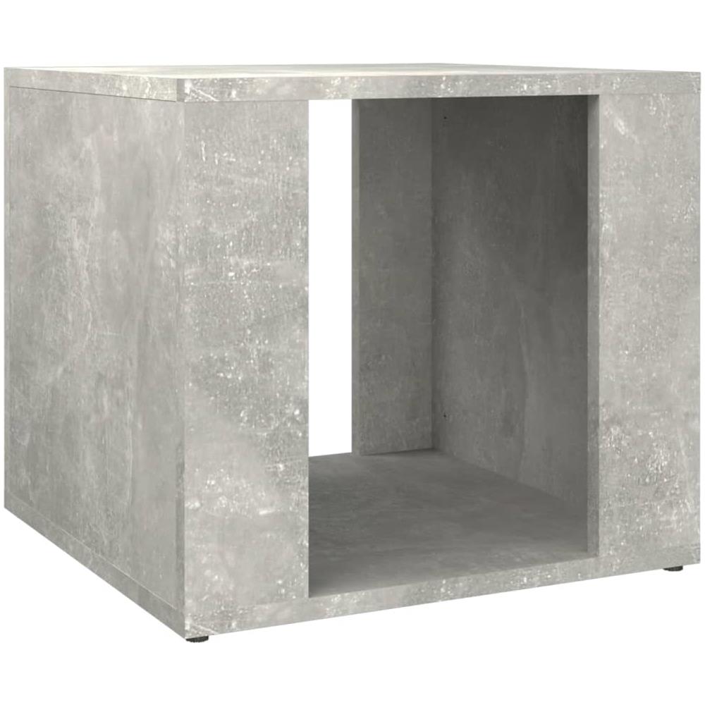 Comodino Grigio Cemento 41x40x36 Cm In Legno Multistrato - Foto 2