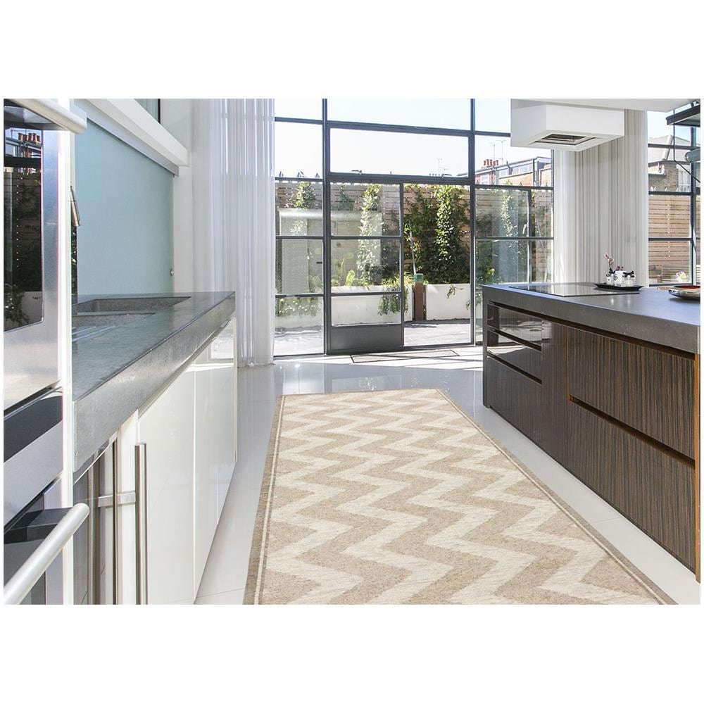 Tappeto Passatoia Cucina Corsia Retro Antiscivolo Disegni New Varie Fantasie By Suardi 55x240 Nordic Beige - Foto 1