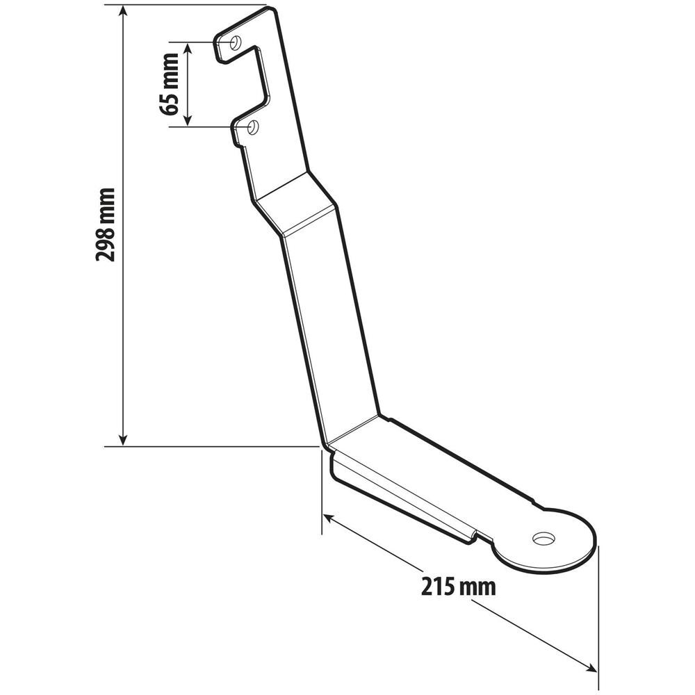 Staffa Per Antenna Cb - Compatibile Per Mercedes Actros Mp4 (09/11>09/19) - Mercedes Actros Mp5 (10/19>) - Mercedes Actros Mp5 L (11/21>) - Foto 2
