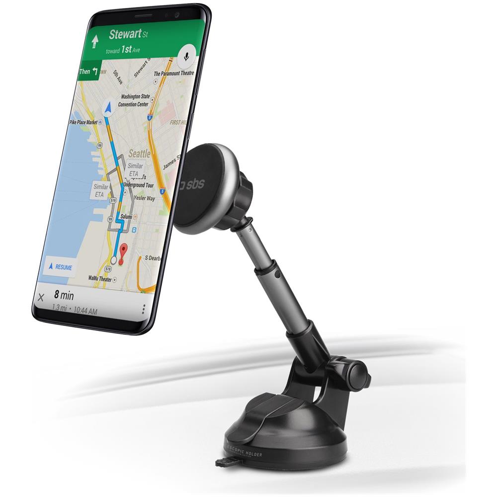 TESUPMAGEXT supporto per personal communication Supporto passivo Telefono cellulare /smartphone Nero, Argento - Foto 2