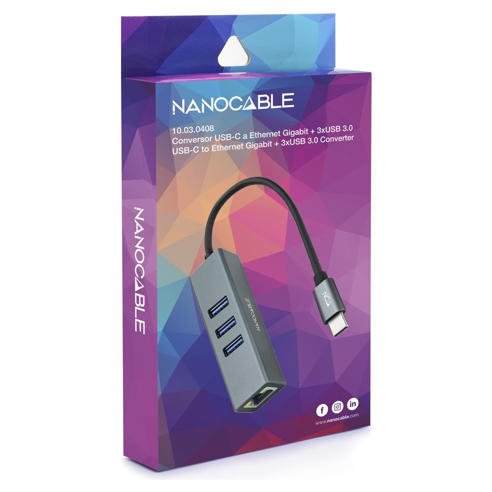 10.03.0408 replicatore di porte e docking station per laptop Cablato USB 3.2 Gen 1 (3.1 Gen 1) Type-C Grigio - Foto 5