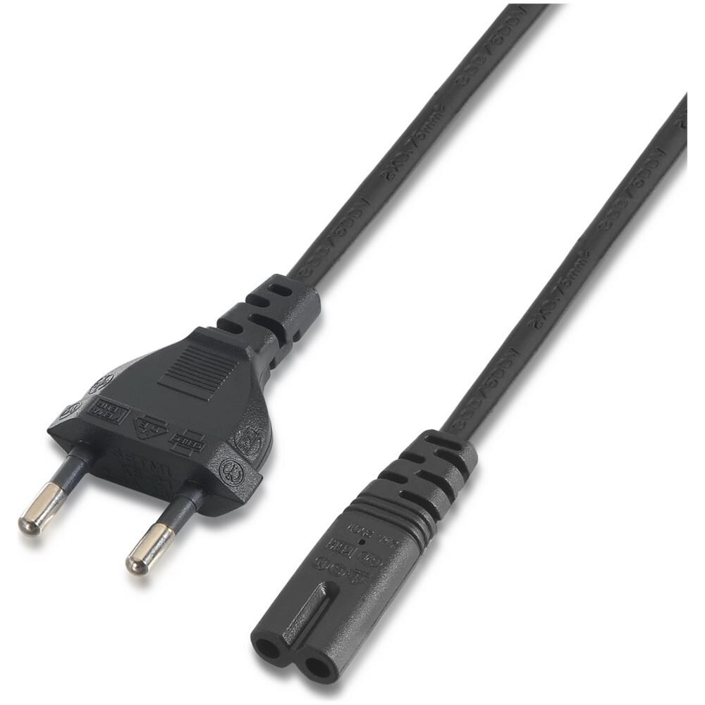 A132-0173 cavo di alimentazione Nero 1,5 m CEE7/7 Accoppiatore C7 - Foto 1