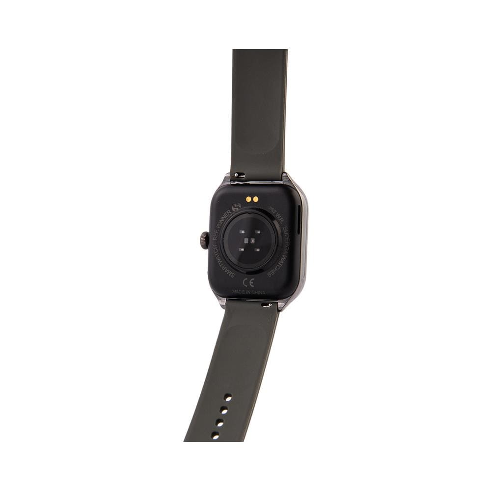 Smartwatch SWT-STC005 Bluetooth Cassa Silver 42 mm in Alluminio con Doppio Cinturino Nero e Verde Militare - Foto 2