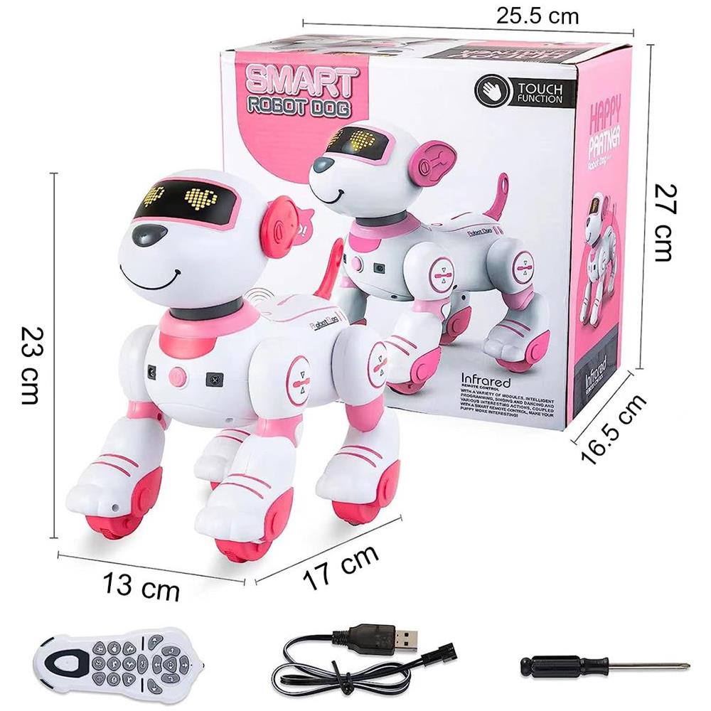 Cane Robot Radiocomandato Cagnolino Interattivo Giocattolo con Comandi Vocali - Foto 5