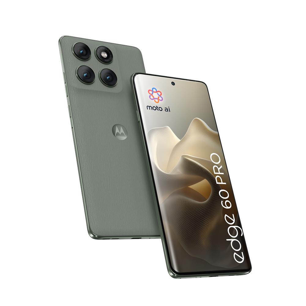Edge 60 Pro 5G con Moto AI 512GB 12GB Ram Display 6.67" pOLED 120Hz, Main Camera 50+50+10M Selfie 50MP NanoSIM + eSIM USB tipo-C Android 15 Dimensity 8350 6000mAh, Pantone Shadow - Foto 1